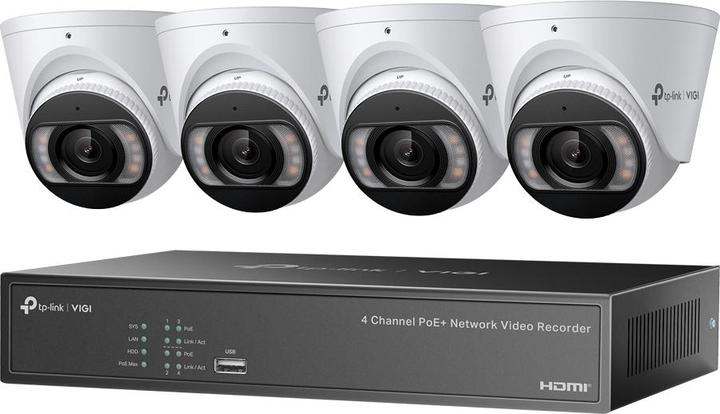 Image du produit TP-Link Kit NVR POE 4 canaux 2To + 4 caméras S445-2,8mm