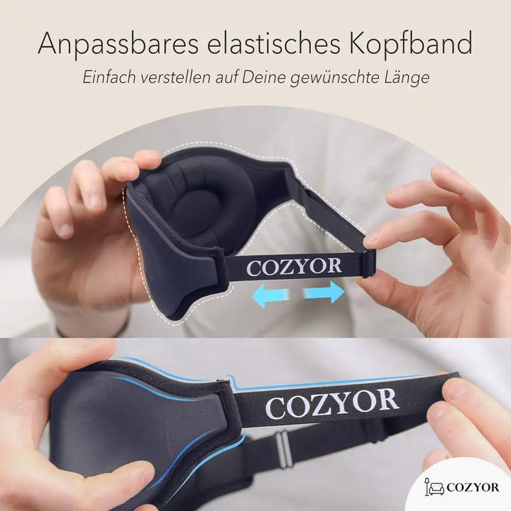 Immagine prodotto Cozyor Maschera per dormire e tappi per le orecchie (Maschera sonno)