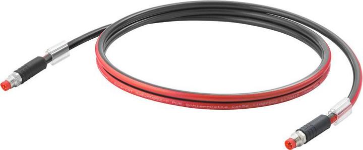 Actual product image Weidmüller 2717780030 Sensor/actuator connection cable 3.00 m No. of poles: 4 1 pc. (U/UTP, CAT5e, 3 m)