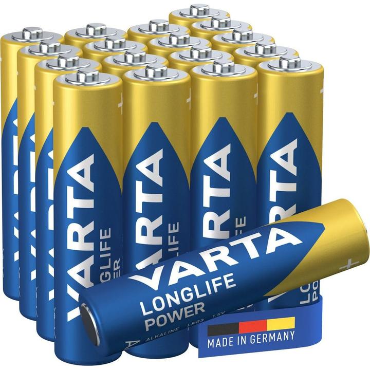Image du produit Varta Longlife Power AAA CUBE18 (18 pcs, AAA, 1260 mAh)