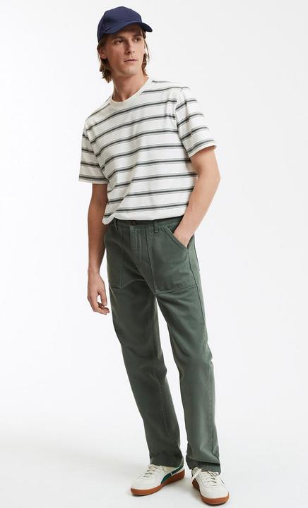 Produktbild La Redoute Collections Gestreiftes T-Shirt mit rundem Ausschnitt (S)
