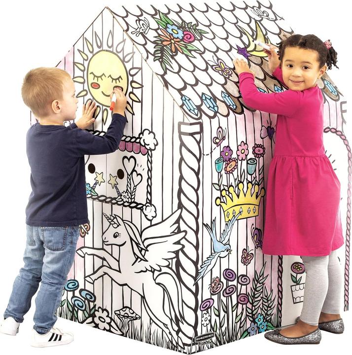 Actual product image Fellowes Unicorn Colouring Playhouse