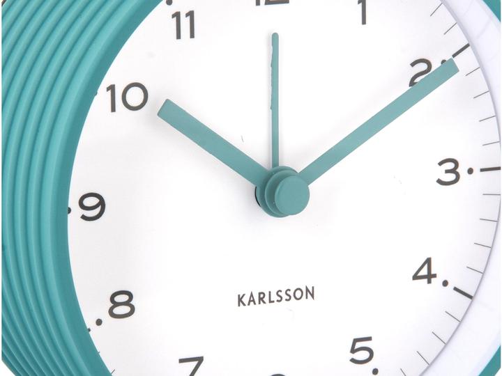 Productafbeelding Karlsson Klassieke wekker Circus Rings Turquoise blauw