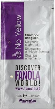 Image du produit Fanola Shampooing Sans Jaune avec Pigment Violet 15ml Sachet