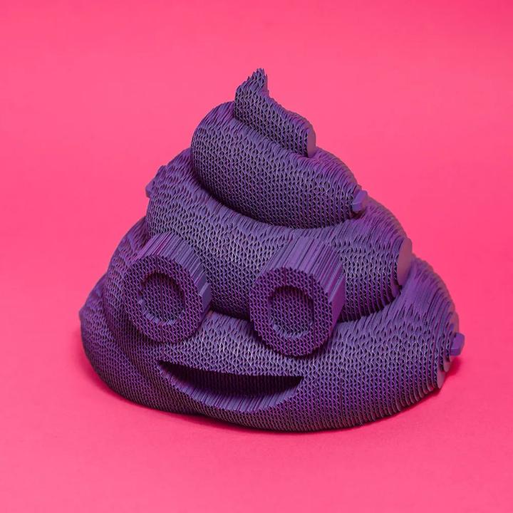 Image du produit Cartonic Poop - Modèle 3D en carton