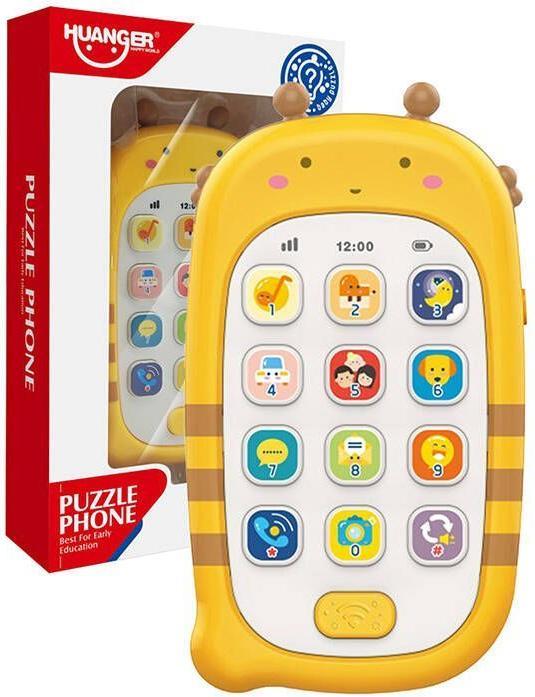 Produktbild Hunger Huanger HE0536 toy phone with recording function (yellow)