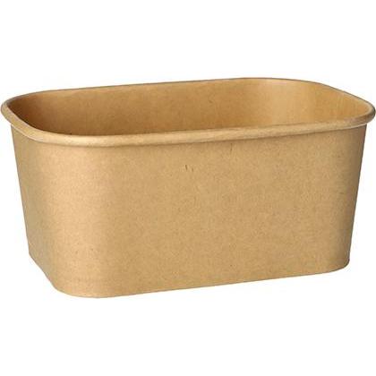 Papstar, Einweggeschirr, Verpackungsbecher rechteckig (25 x)