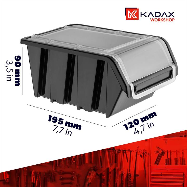 Actual product image Kadax Stapelkiste mit Deckel