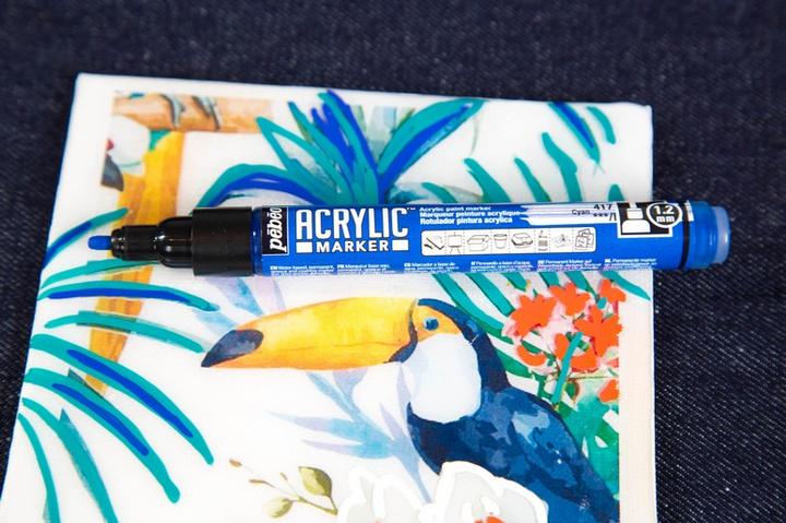 Actual product image Pebeo Acrylic Marker Fine 1,2mm Tip (Emerald green, 1.20 mm)