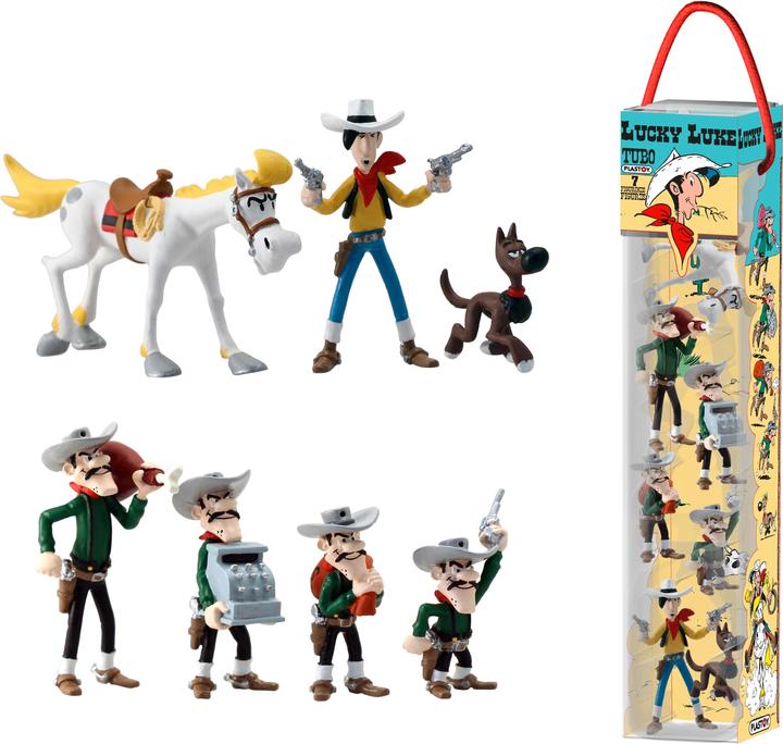 Actual product image Plastoy Lucky Luke: Characters (Set of 7)