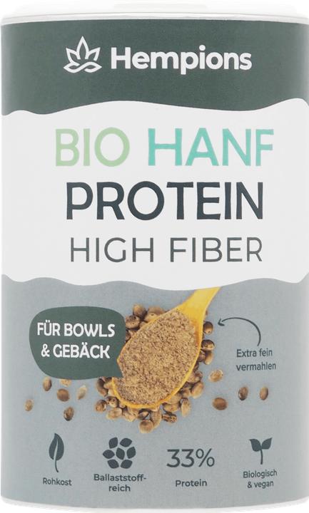 Produktbild Hempions Bio Hanfprotein High Fiber (Neutral nussig, 1 Stk., 175 g)