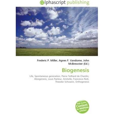 Biogenesis, Fachbücher von Agnes F. Vandome, Frederic P. Miller, John McBrewster