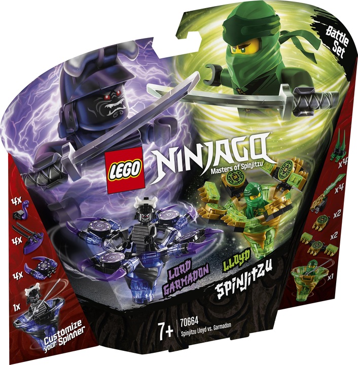 Produktbild LEGO Lloyd gegen Garmadon Spinjitzu (70664, LEGO Ninjago)