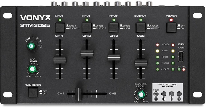 Actual product image Vonyx DJ mixer STM3025 (Clubmixer)