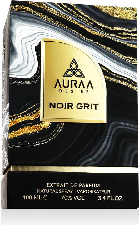Immagine prodotto Auraa Desire Noir Grit Extrait de Parfum 100ml di Fragranza orientale di lusso unisex con Cypriol (Extrait De Parfum, 100 ml)