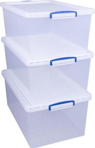 Image du produit Really Useful Box Coffret plastique de 3 (70 x 44 x 28 cm, 62 l)