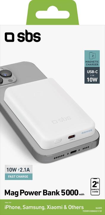 Immagine prodotto SBS Caricatore MagSafe (5000 mAh, 5 W)