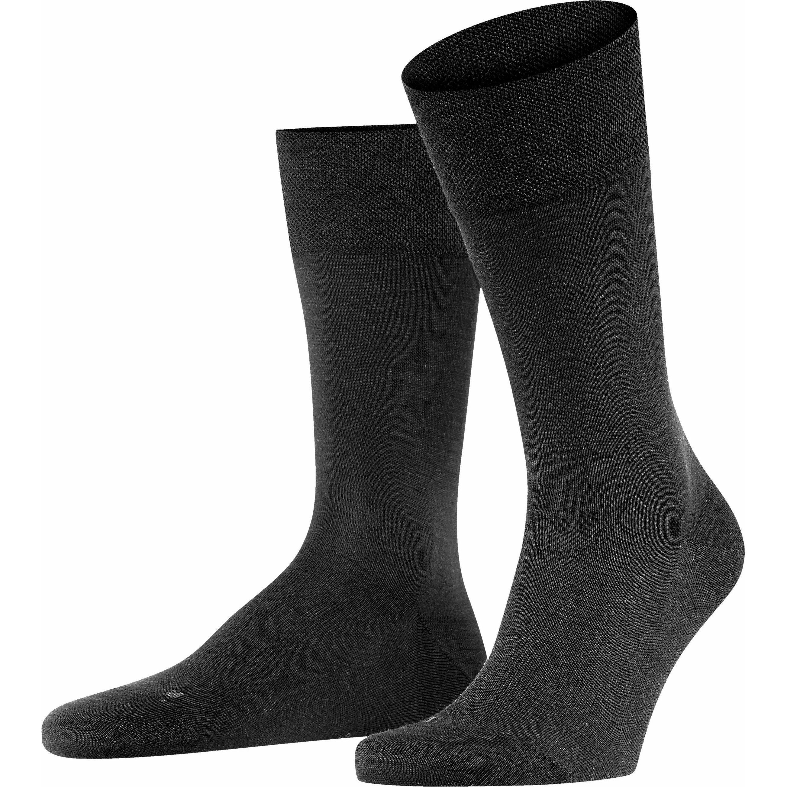 Falke, Herren, Socken, Socken Klassisch Bequem sitzend, Schwarz, (Einzelpack, 47 - 50)