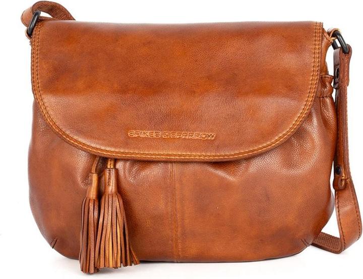 Immagine prodotto Spikes & Sparrow Crossbodytas / Schoudertas Dames Leer Apache Cognac