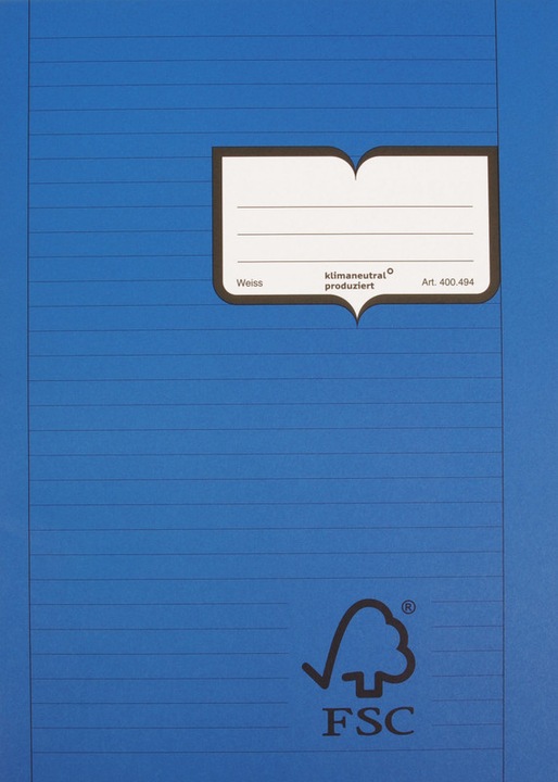 Actual product image Naturaline Exercise book (A4, Lined, Hardcover)