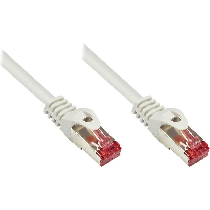 Exsys Patch-Kabel RJ-45 (M) bis RJ-45 (M) (PiMF, S/FTP, CAT6, 50 m), Netzwerkkabel