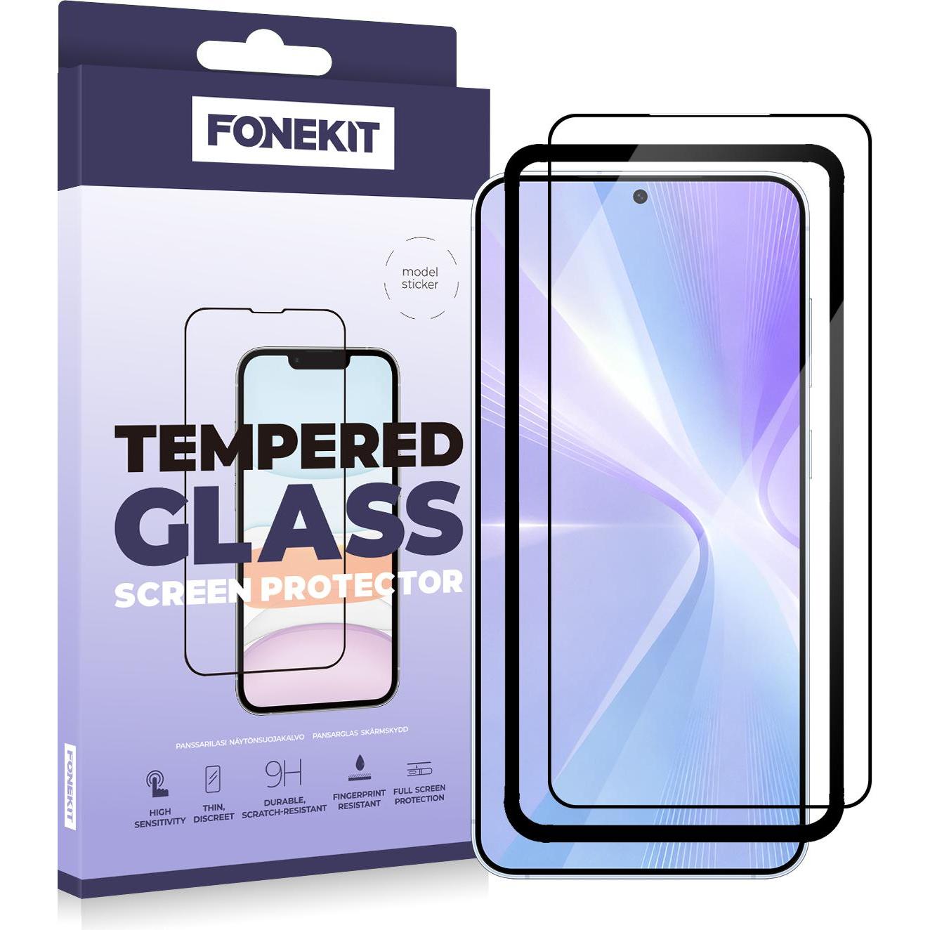 FoneKit Full Cover Screen Protector, Samsung Galaxy S26+ (Samsung Galaxy S26+), Pellicola protettiva smartphone, Trasparente