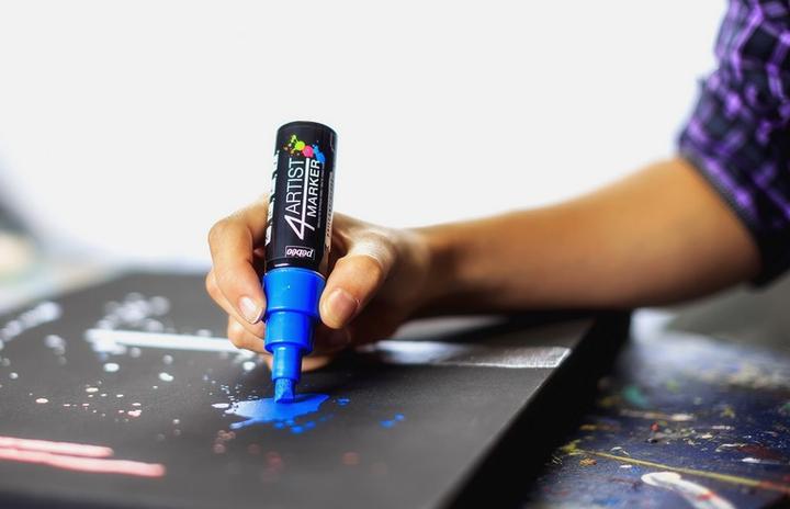 Actual product image Pebeo 4Artist Marker 8mm chisel (Dark Blue)