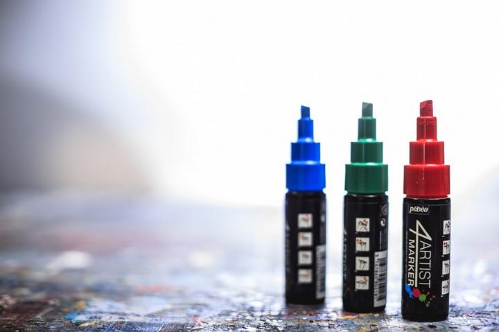 Actual product image Pebeo 4Artist Marker 8mm chisel (Dark green)