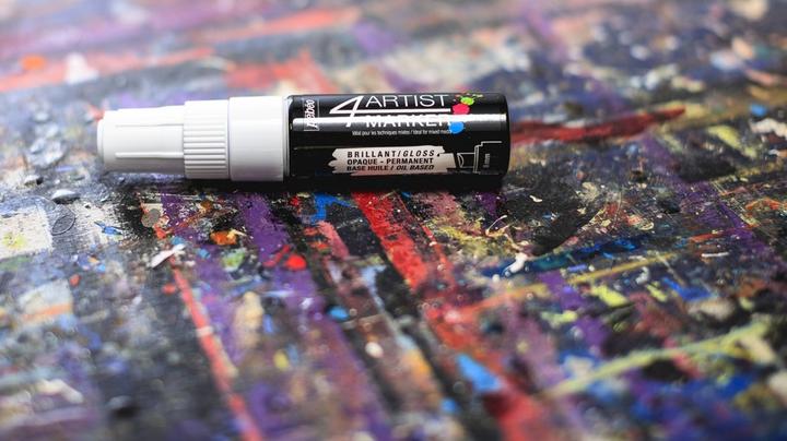 Actual product image Pebeo 4Artist Marker 8mm chisel (White)