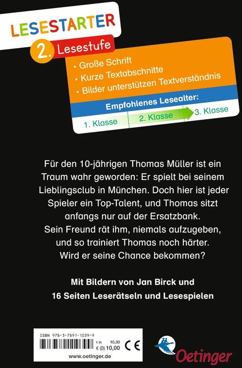 Produktbild Mein Weg in die Startelf (Deutsch, Julien Wolff, Thomas Müller, 2019)