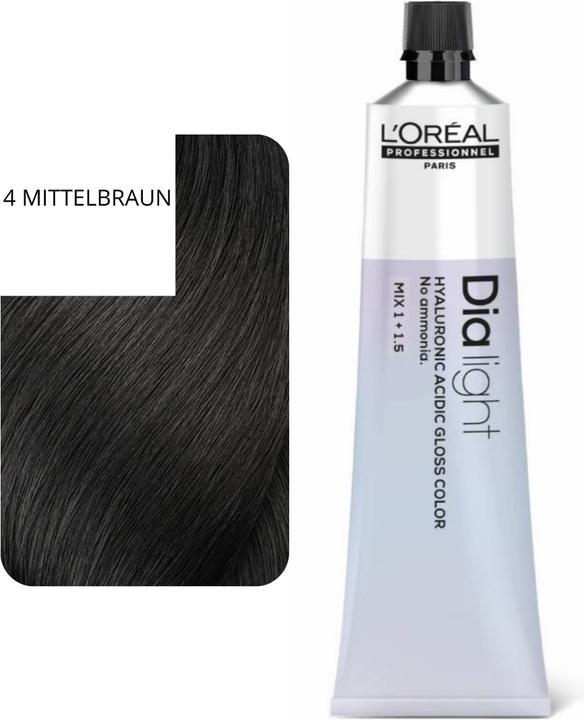 Produktbild L'Oréal Professionnel L'Oral Professionnel Dialight 4 Medium Brown 60ml Hair Color (mittelbraun)