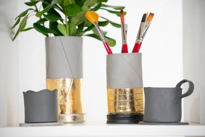 Produktbild Pebeo Gédéo Selbsttrocknender Ton Betongrauer Ungebrannter 1,5 Kg Block