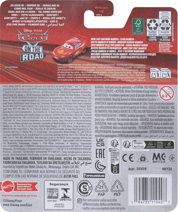 Immagine prodotto Mattel Viaggio su strada Saetta McQueen