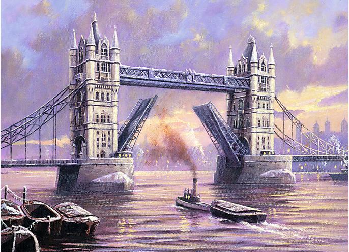 Image du produit Royal & Langnickel Peinture par numéros "Tower Bridge", 30 x 40 cm