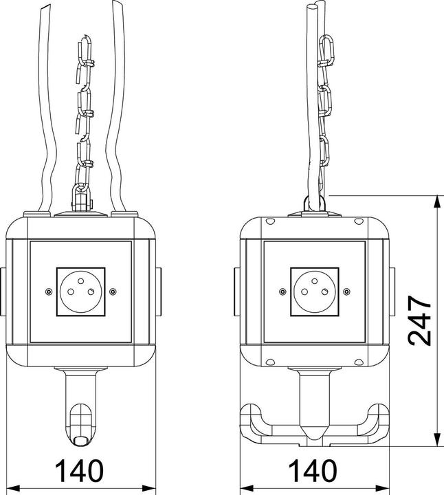 Actual product image OBO Bettermann OBO Vertr supply unit IP20 140x140x252 (4x)