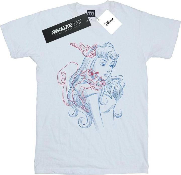 Image du produit Disney - T-shirt AURORA ANIMALS SKETCH - Femme (S)