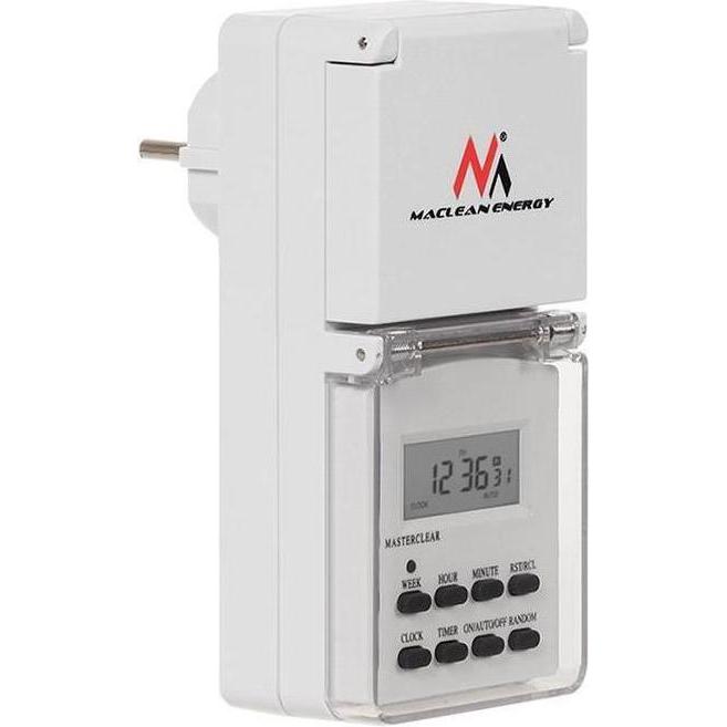 Maclean MCE08 MCE08 lauko Digital Timer 10 Programme, Küchenwecker, Grau
