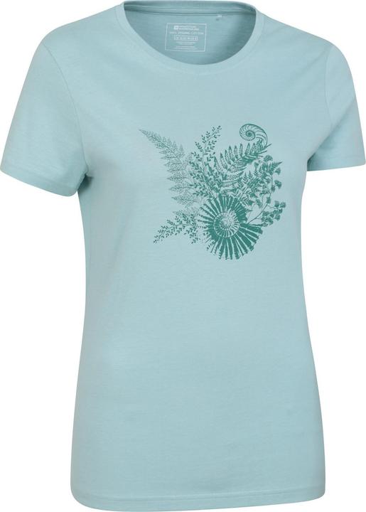 Actual product image Mountain Warehouse Womens/Ladies Fern Shell Organic T-Shirt (46)