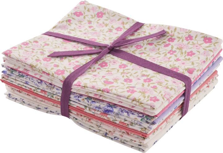 Image du produit Westfalenstoffe Paquet de tissus "Mille Fleurs", 12 tissus de 48 x 48 cm