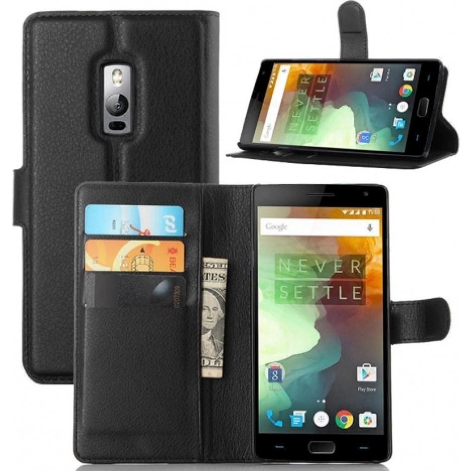 Screenguard OnePlus 2 Leather Guard Lederhülle (OnePlus 2), Smartphone Hülle, Schwarz