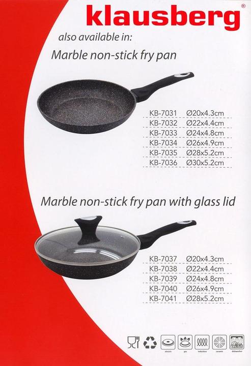 Immagine prodotto Klausberg FRIGGITORE IN GRANITO 30cm KB-7036 (30 cm, Alluminio)