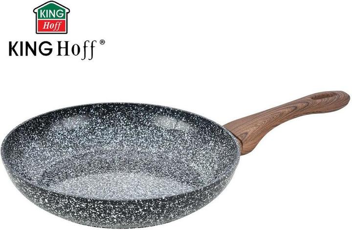 Produktbild Kinghoff GRANITE FRY 28cm GRANIT WOOD KH-1029 (28 cm, Aluminiumguss)