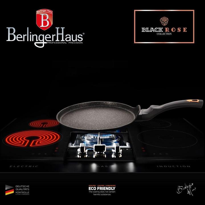 Produktbild BerlingerHaus GRANITE BAKER 25cm Black ROSE BH-1639 (25 cm, Pfannenset + Topfset, Aluminium)