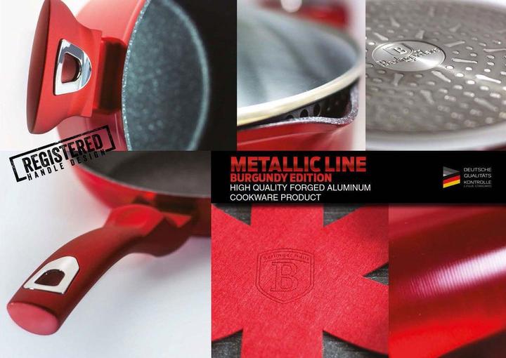 Produktbild BerlingerHaus GRANITE FRY 32cm Red METALLIC LINE BH-1261 (Aluminium, 32 x 7.80 cm)