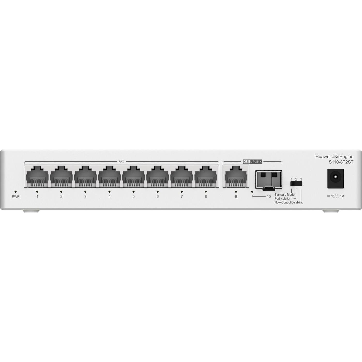 Huawei Data Communication S220S-8T2X S220S-8T2X S220S-8T2X 8x10/100/1000BASE-T ports 2x10GE SFP+ por