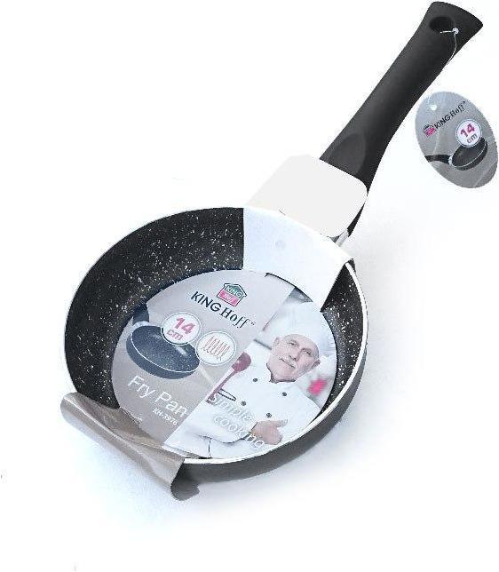 Actual product image Kinghoff Frying pan with marble coating MARMO 18cm KH-3978 (Frying pan, Aluminium, 18 x 4.50 cm)