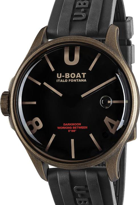 U-Boat 9548 Darkmoon Brown Vintage Herrenuhr 44mm 5ATM (Analoguhr, 44 mm)
