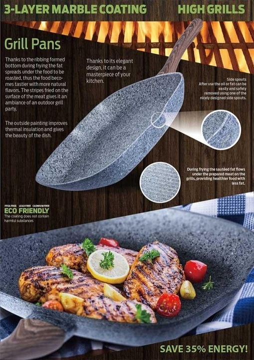 Actual product image BerlingerHaus BH-1215 3 GRANITE BAKING KIT (Cast aluminium)