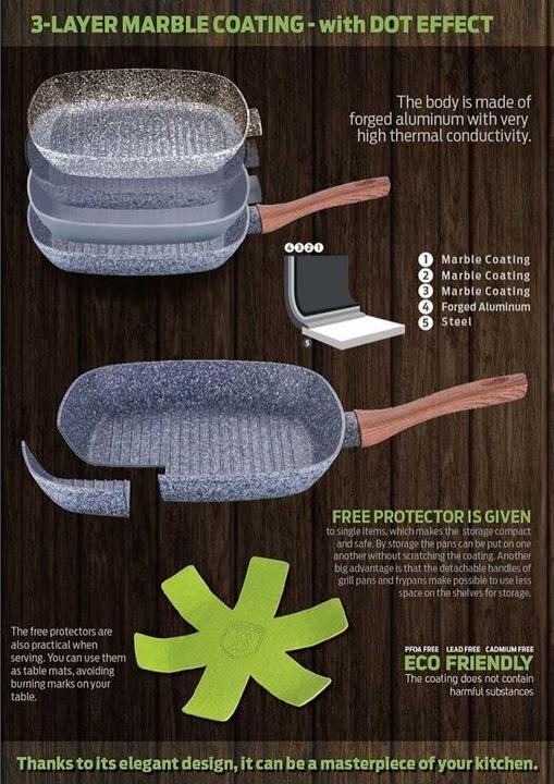 Produktbild BerlingerHaus BH-1215 3 GRANITE BAKING KIT (Aluminiumguss)
