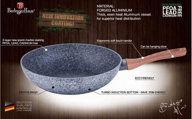 Actual product image BerlingerHaus BH-1215 3 GRANITE BAKING KIT (Cast aluminium)